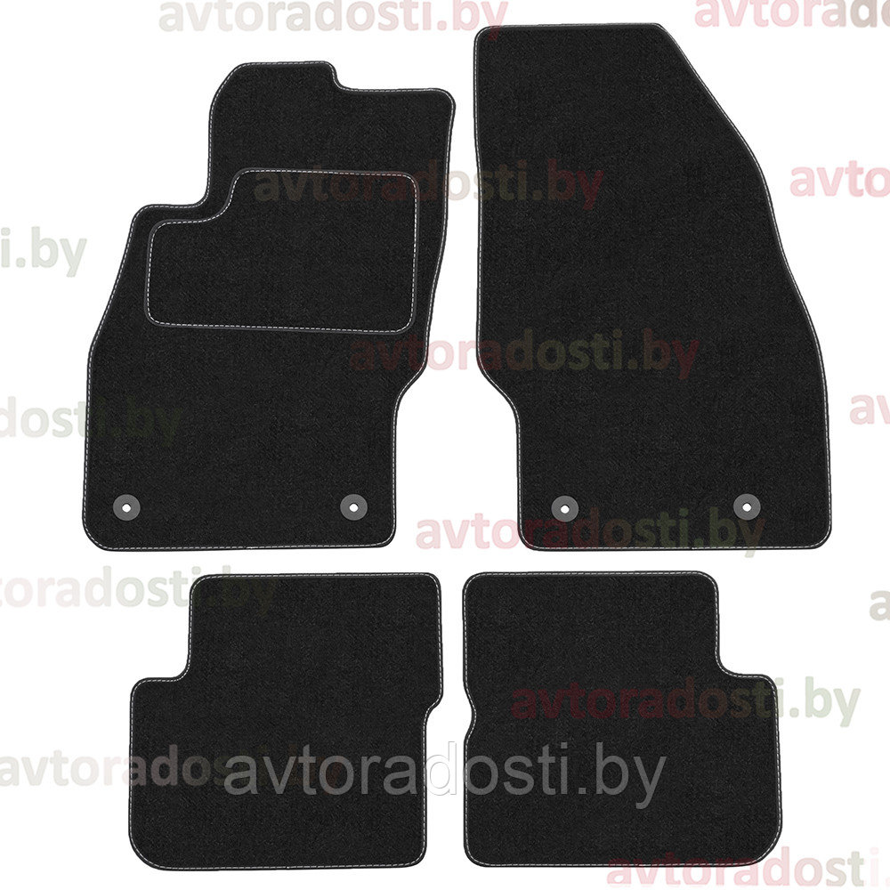 Коврики ворсовые для Opel Corsa D (2006-2011) Опель Корса (Highway) - фото 1 - id-p185588909