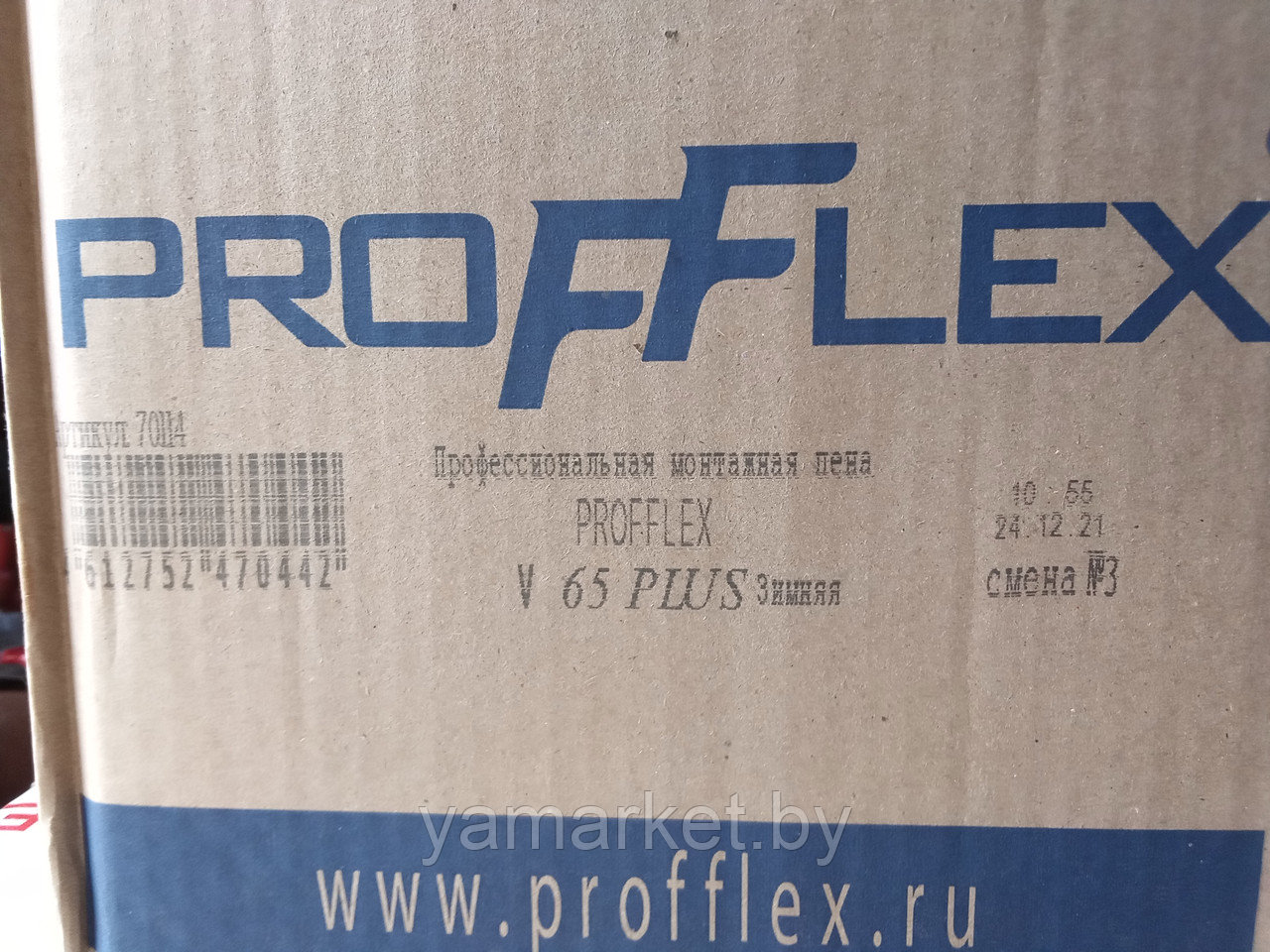 Пена монтажная PROFFLEX PRO 65 PLUS ЗИМА - фото 5 - id-p185624115