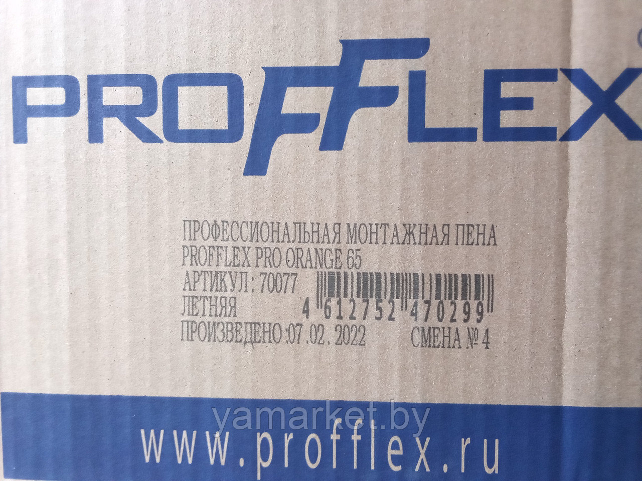 Пена монтажная PROFFLEX PRO GOLD 65 Лето - фото 5 - id-p185624499