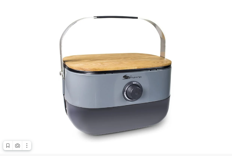 ГРИЛЬ ГАЗОВЫЙ ПОРТАТИВНЫЙ SAHARA MINI BBQ серый