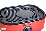 ГРИЛЬ ГАЗОВЫЙ ПОРТАТИВНЫЙ SAHARA MINI BBQ серый, фото 4