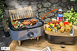 ГРИЛЬ ГАЗОВЫЙ ПОРТАТИВНЫЙ SAHARA MINI BBQ серый, фото 6