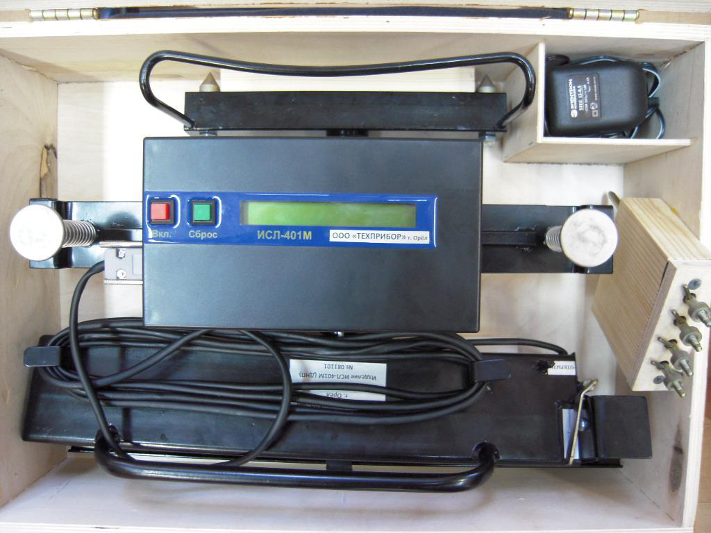 Люфтомер ИСЛ-401МК (прибор для измерения суммарного люфта рулевого управления) с подключением к компьютеру - фото 1 - id-p185637173