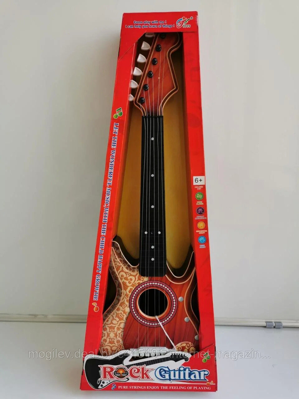 Детская гитара ''Rock Guitar'' 64 см арт.8807-4