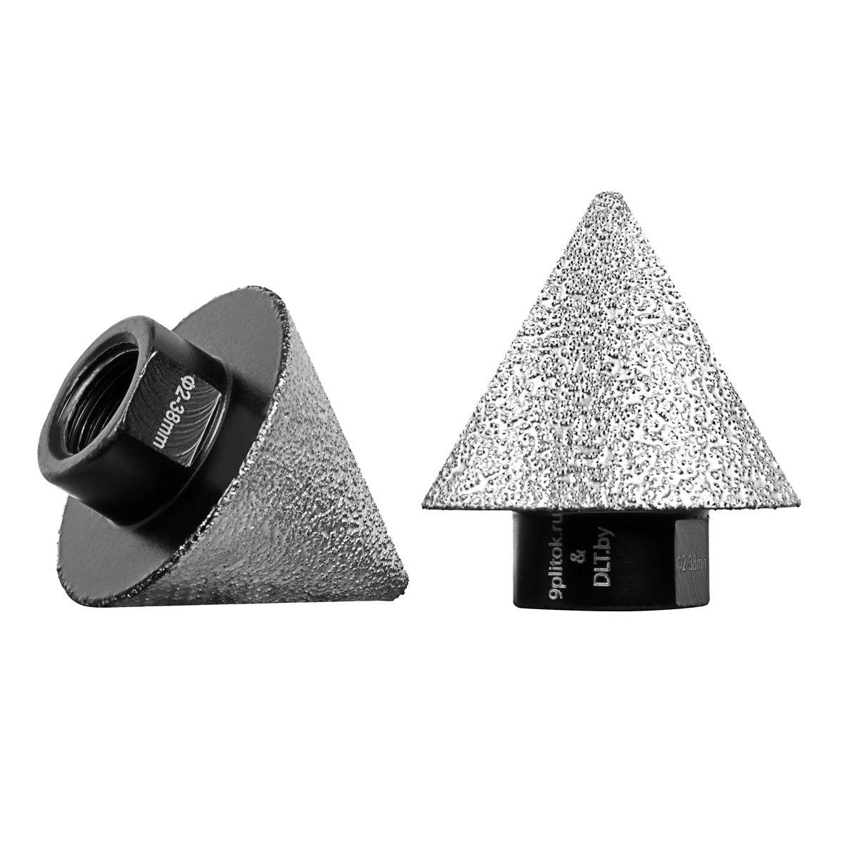 Конусная алмазная фреза CERAMIC PRO cone 2-38мм, DLT&9plitok - фото 2 - id-p185637613