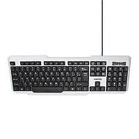 Клавиатура проводная с подсветкой SmartBuy One 333 USB, бело-черная