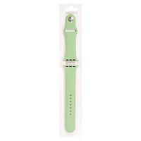 Силиконовый ремешок для Apple Watch 42/44мм (1), бледно-зеленый, на кнопке
