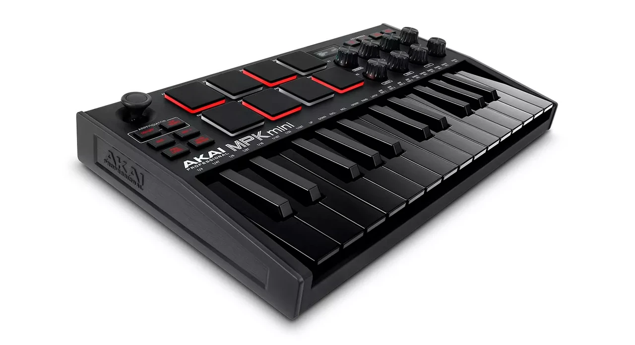 MIDI-клавиатура Akai Pro MPK Mini Black MK3 - фото 2 - id-p185642482