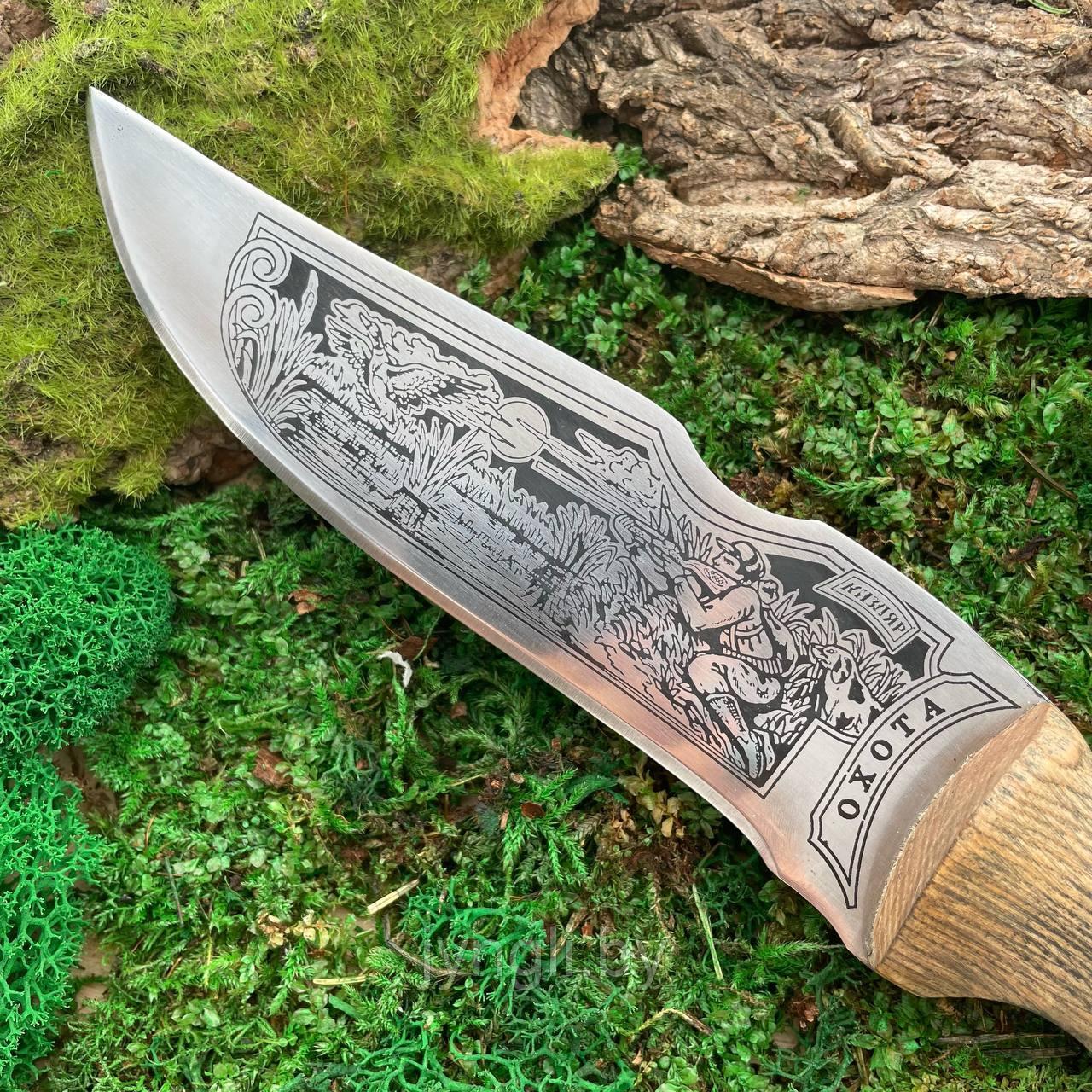 Нож туристический Кизляр Охота с точильным камнем - фото 3 - id-p120387419