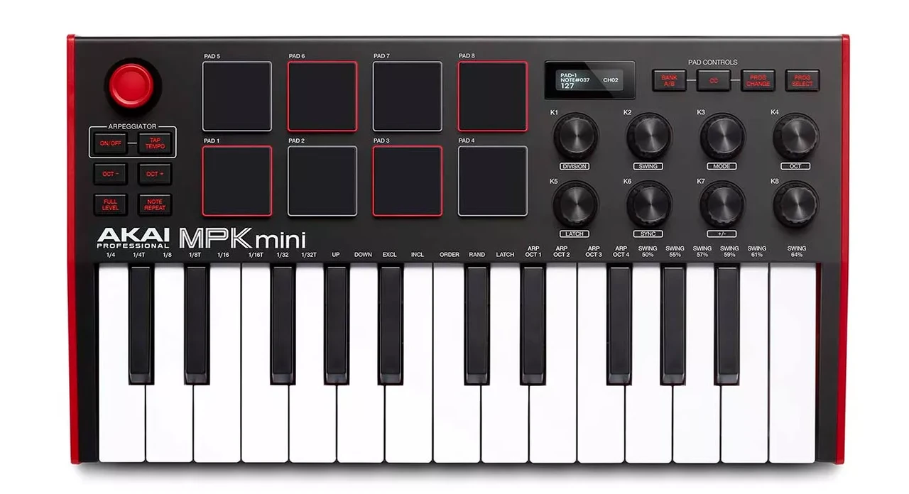 MIDI-клавиатура Akai Pro MPK Mini MK3 - фото 1 - id-p185653037