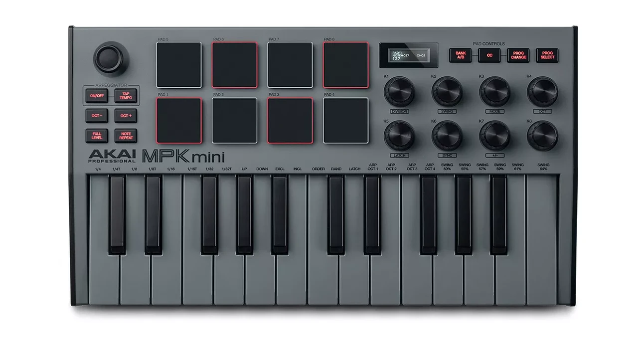 MIDI-клавиатура Akai Pro MPK Mini Grey MK3
