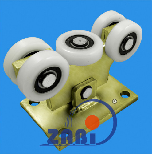 ZABI Каретка 5-роликовая для откатных ворот, без регулировки высоты, для профиля 60x60x3,5 , ZABI W-5T-60 - фото 1 - id-p185664943