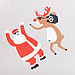 Полотенце Этель "Санта" 70х146 см, 100% хлопок  160гр/м2, фото 3