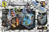 Конструктор светящийся Битва с синим драконом 858 деталей