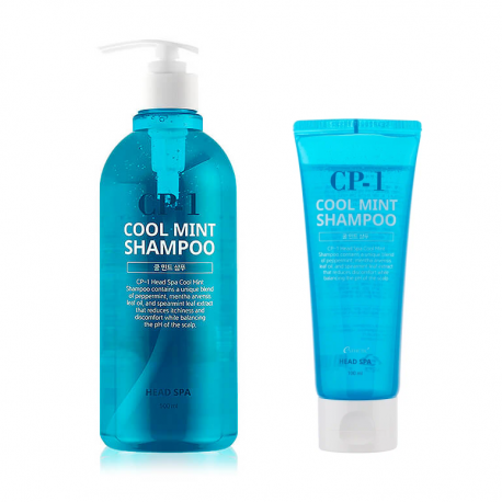 ESTHETIC HOUSE Шампунь для волос ОХЛАЖДАЮЩИЙ МЕНТОЛ CP-1 HEAD SPA COOL MINT SHAMPOO, 100 мл - 500 мл