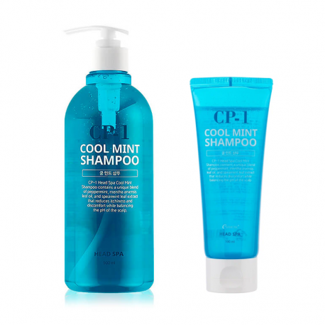 ESTHETIC HOUSE Шампунь для волос ОХЛАЖДАЮЩИЙ МЕНТОЛ CP-1 HEAD SPA COOL MINT SHAMPOO, 500 мл - фото 1 - id-p156724454