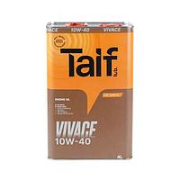 Масло моторное синтетическое TAIF VIVACE (ПАО) 10W-40, 4л, API SN/CF, ACEA A3/B4