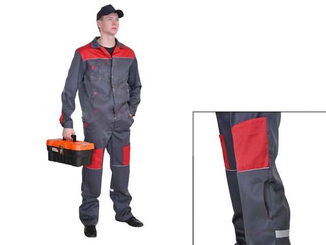 Костюм (куртка+п/к) Фаворит-2 р.52-54 рост 170-176  (саржа) (р.52-54 рост 170-176) (Артекс)