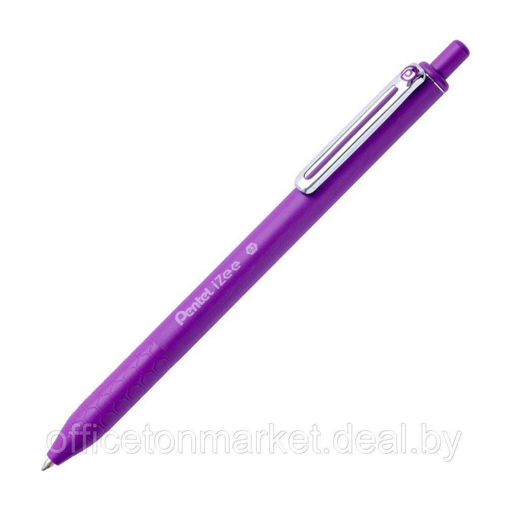 Ручка шариковая автоматическая IZee , 0.7 мм, фиолетовый, стерж. фиолетовый - фото 1 - id-p165484388