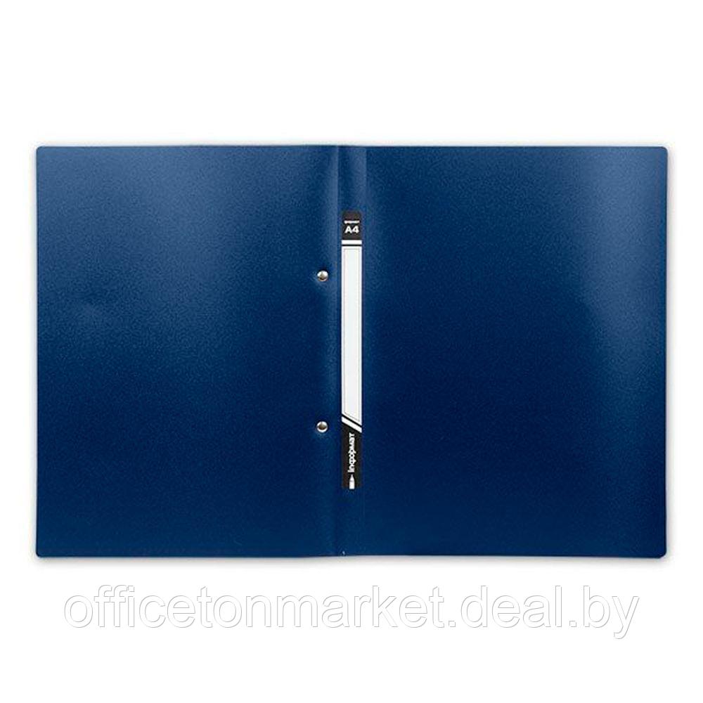 Папка с зажимом и карманом "В-611 inФормат", синий - фото 3 - id-p137120223