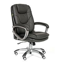 Кресло для руководителя "Chairman 668", экокожа, пластик, черный