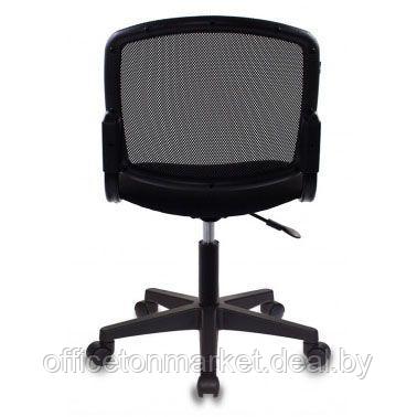 Кресло для персонала "Бюрократ CH-296NX", ткань, пластик, черный - фото 2 - id-p185429026