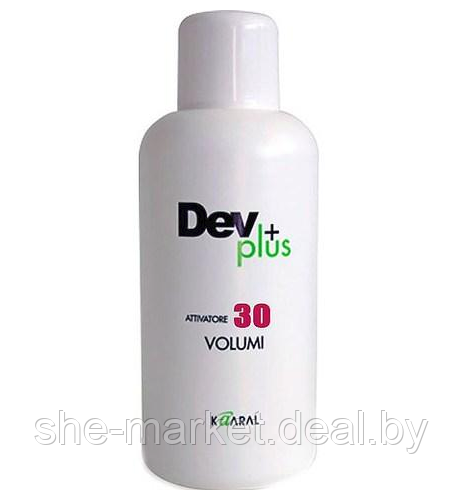 Окислитель для краски Dev Oxi plus Peroxide 9% 30 VOL, 1 л (Kaaral) - фото 1 - id-p185688524