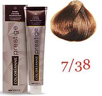 Крем краска для волос Colorianne Prestige ТОН - 7/38 Шоколадный блонд, 100мл (Brelil Professional)