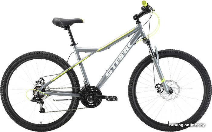 Велосипед Stark Slash 27.1 D р.20 2022 (серый/желтый) - фото 1 - id-p185440988
