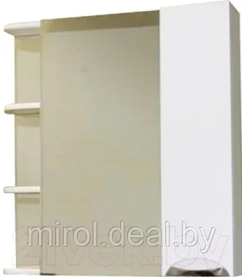 Шкаф с зеркалом для ванной СанитаМебель Камелия-12.70 Д3 - фото 1 - id-p185720594