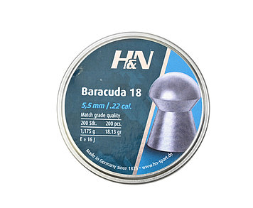 Пули пневматические H&N "Baracuda 18" 5.5 мм 1,175 грамма (200 шт.)