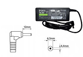 Оригинальная зарядка (блок питания) для ноутбука Sony Vaio PCG-109M, VGP-AC19V13, 90W, штекер 6.5x4.4 мм