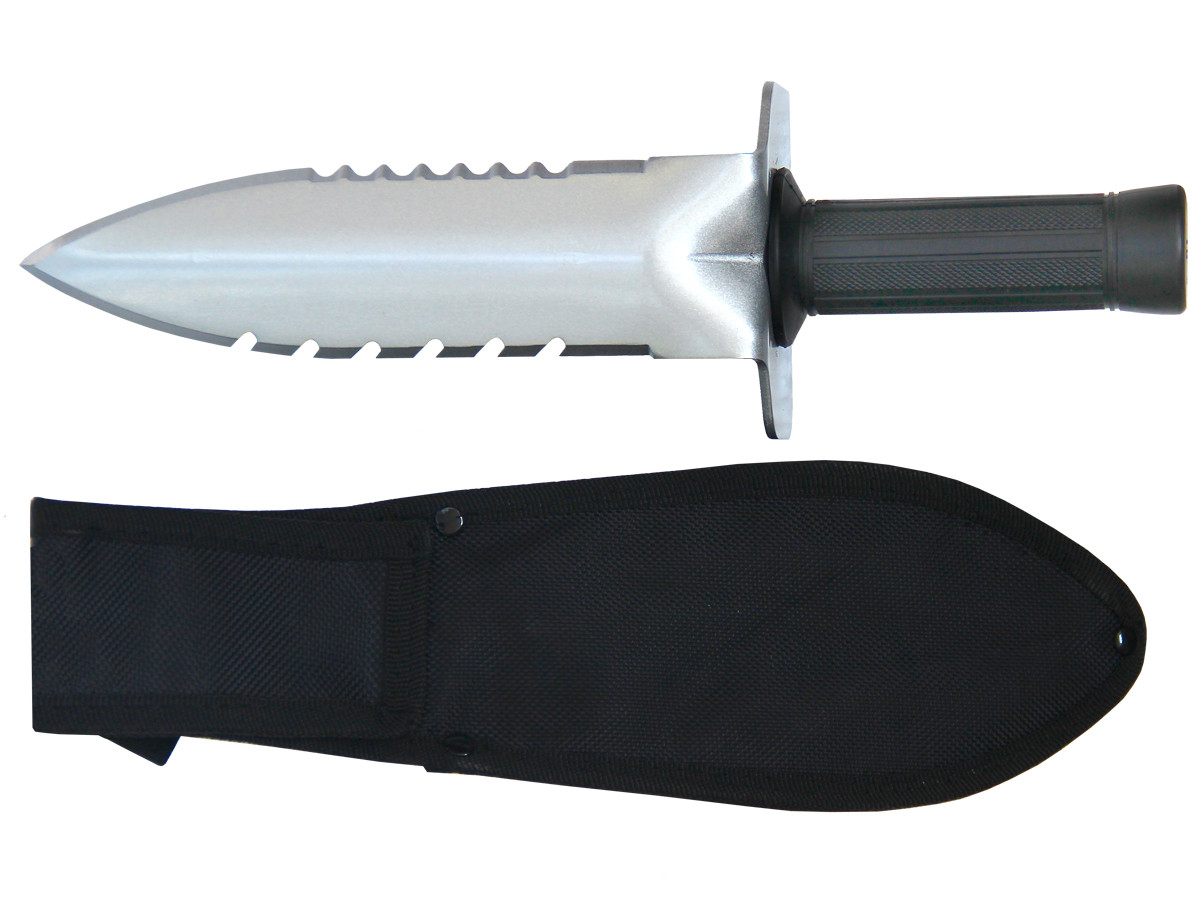 Нож-Совок Stinger из нержавейки + чехол - фото 1 - id-p185752598