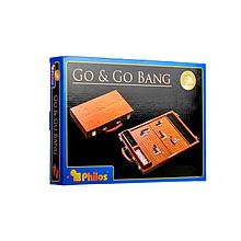 Настольная игра Го / Go в чемоданчике (красное дерево, пластик)