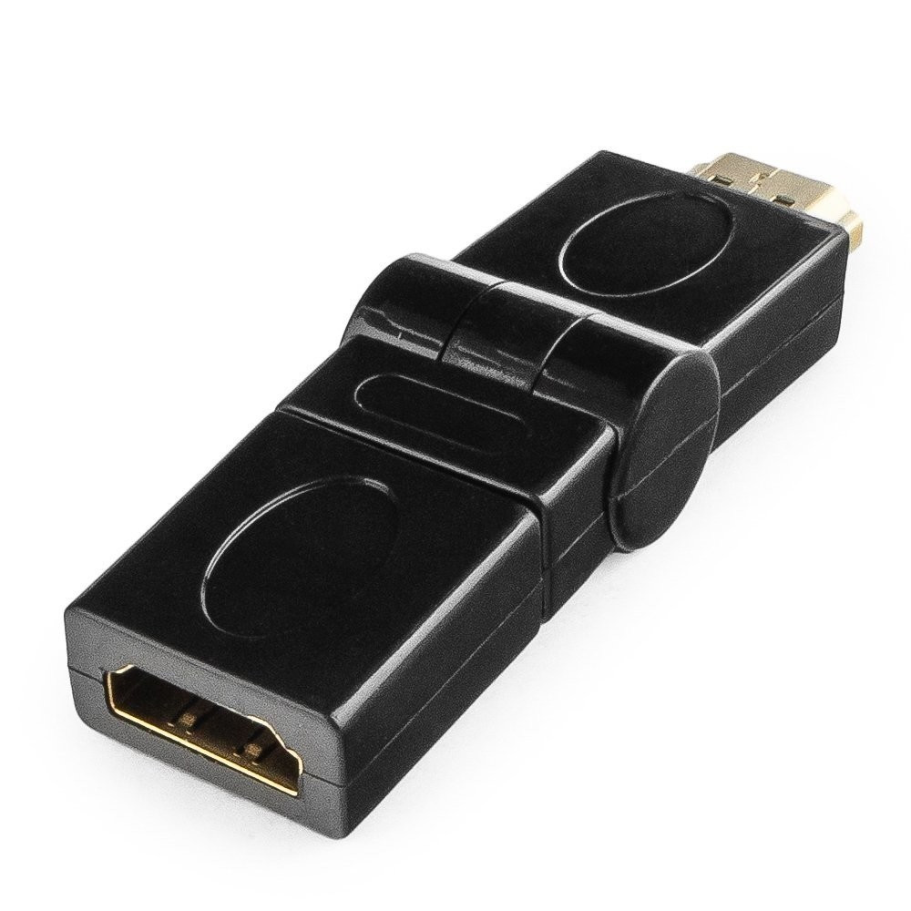 Переходник гн. HDMI - шт. HDMI Cablexpert поворотный на 180° A-HDMI-FFL2 - фото 2 - id-p185388543