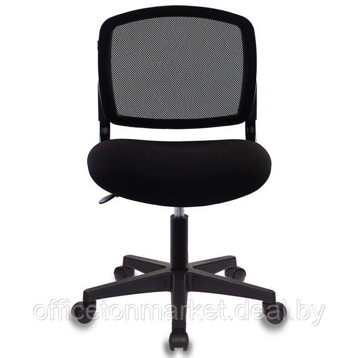 Кресло для персонала "Бюрократ CH-296NX", ткань, пластик, черный - фото 3 - id-p185429026