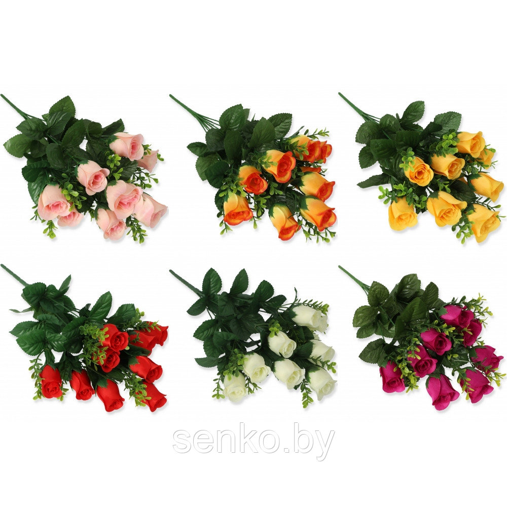 Роза 2019-188-9. 12 шт. в уп./ 1 шт.-7.70 руб.