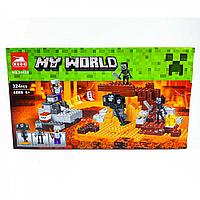 Конструктор MineCraft My World "Иссушитель" 324 детали (аналог Lego 21126) Майнкрафт