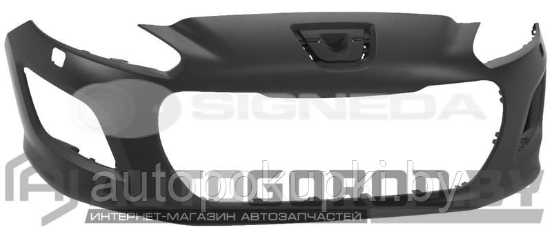 Бампер передний PEUGEOT 308 2011-2015,  PPG04042BA(I)