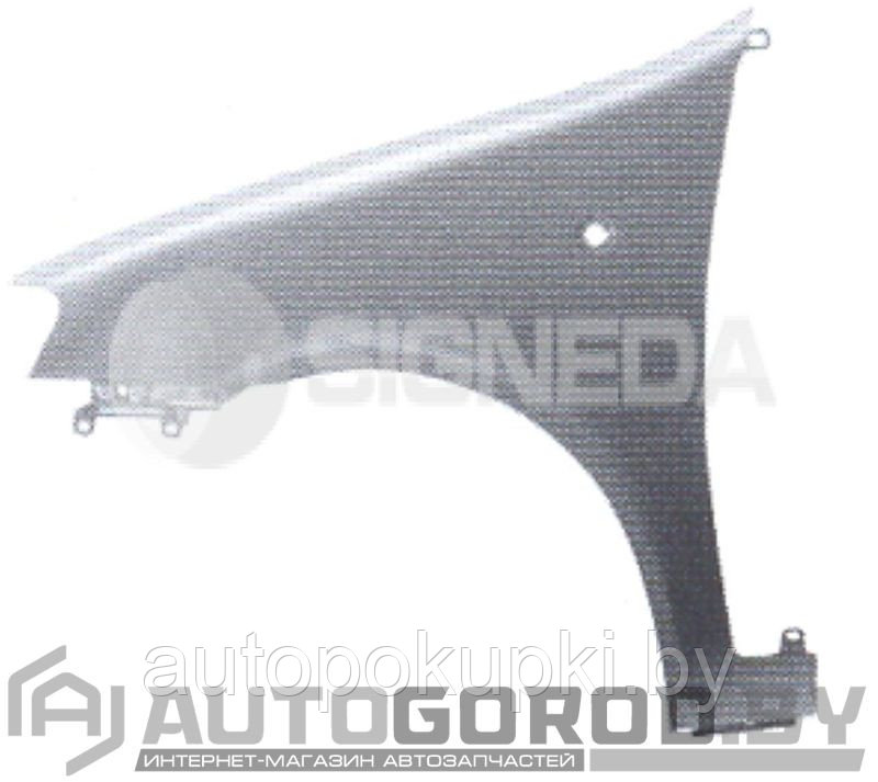 Крыло (правое) FIAT PUNTO II 07.99-02, PFT10021AR(I)