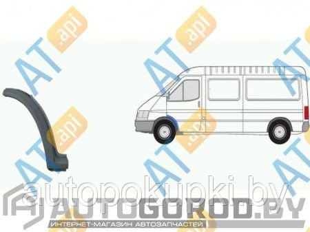 ПЕРЕДНЯЯ АРКА (ЛЕВАЯ) для Ford Transit PFD77009EL