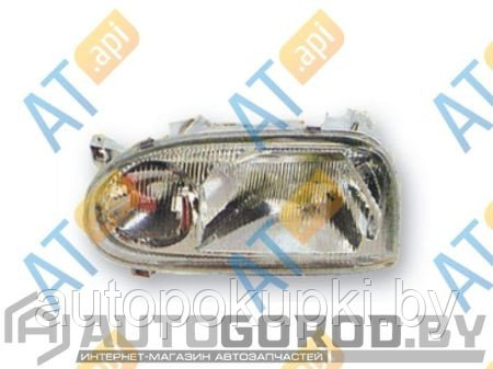 ПЕРЕДНЯЯ ФАРА (ЛЕВАЯ) Volkswagen Golf III 1991-1997, механический, двойной, H1/H1, , ZVW1115L