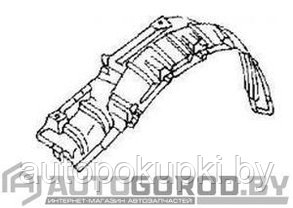 ПОДКРЫЛОК ПЕРЕДНИЙ (ПРАВЫЙ) Nissan Frontier 2001-2004, PDS11117AR