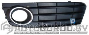 РЕШЕТКА В БАМПЕР (ПРАВАЯ) Audi A4 (B8), ауди а4 б8 2007-2011, с хромом, PAD99027CAR - фото 1 - id-p16420760