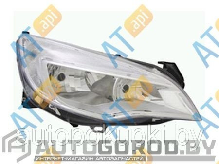 ПЕРЕДНЯЯ ФАРА (ПРАВАЯ) для Opel Astra J 2009 -2012, H7/H7, хром, ZOP1161CR