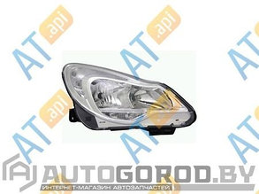 ПЕРЕДНЯЯ ФАРА (ПРАВАЯ) для Opel Corsa D, 02.2011>, H1/Н7, эл.корректор (в комп.), хром, ZOP1169R