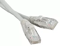 Патч-корд RJ45 - RJ45, 4 пары, UTP, категория 5е, 2 м, серый, LSZH, LANMASTER, LAN-PC45/U5E-2.0-GY