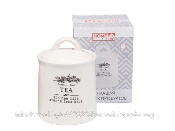 БАНКА ДЛЯ СЫПУЧИХ ПРОДУКТОВ керамическая “Tea” 625 мл/14,5 см (арт. HC21A29-T, код 232277), фото 2