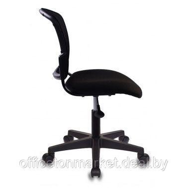 Кресло для персонала "Бюрократ CH-296NX", ткань, пластик, черный - фото 4 - id-p185429026