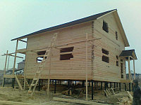 Загородные деревянные дома из бруса, купить каркасно-щитовой дом, деревянные дома под ключ 23